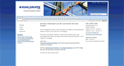 Desktop Screenshot of kuhl-gruppe.de